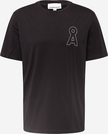 ARMEDANGELS Shirt 'ADONI' in Zwart: voorkant
