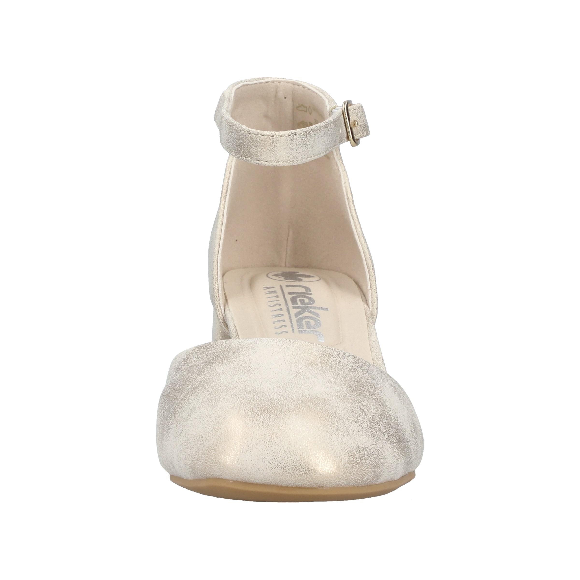 Escarpins à bride arrière Rieker en argent