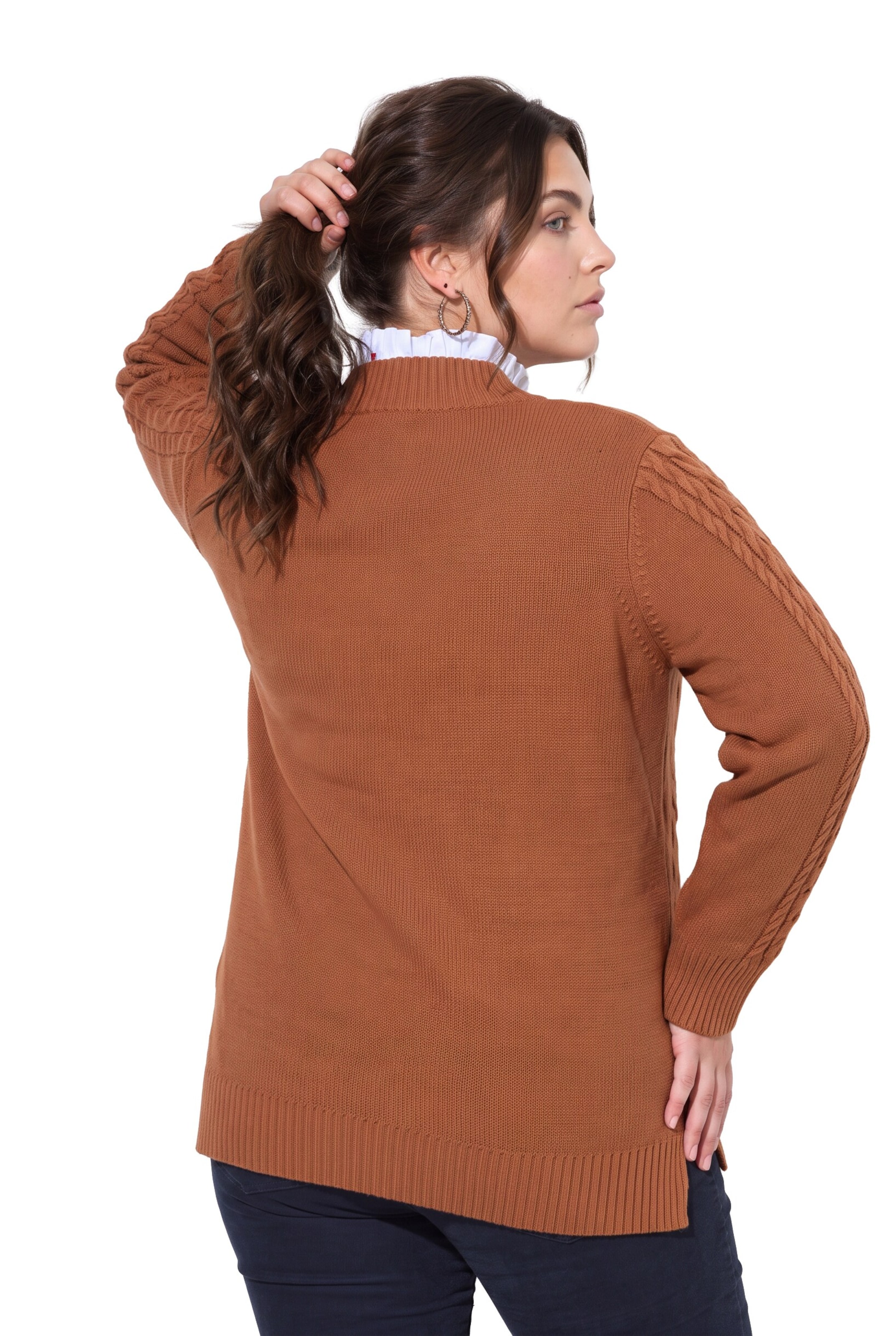 Ulla Popken Pullover in Braun