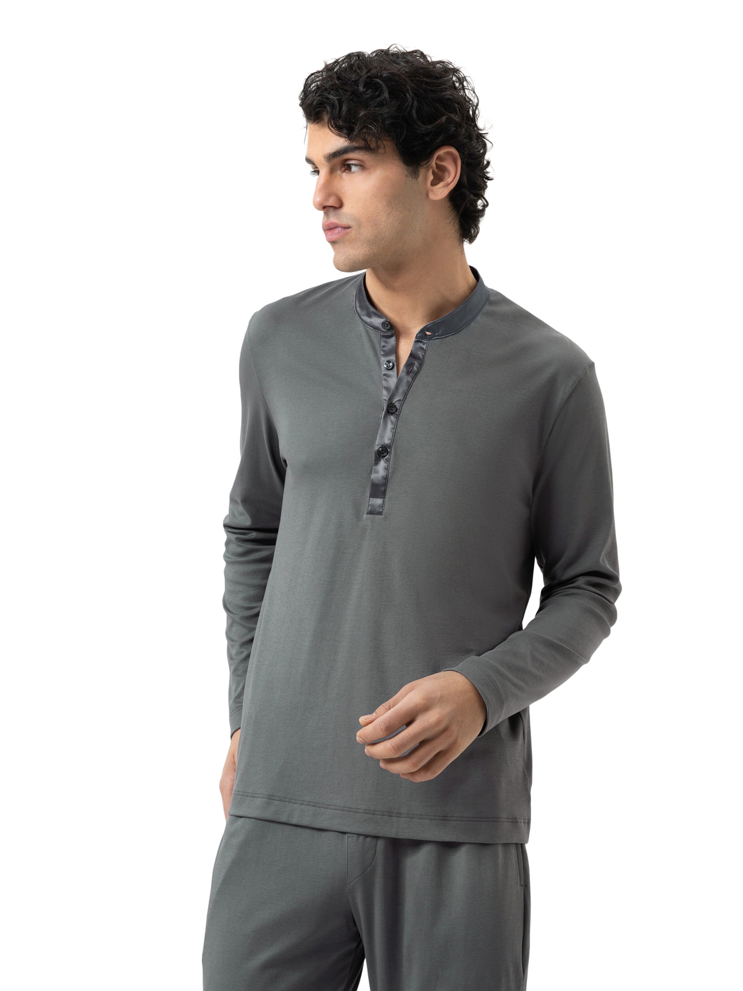 Mey Shirt 'Serie Aarhus' in Grey: front