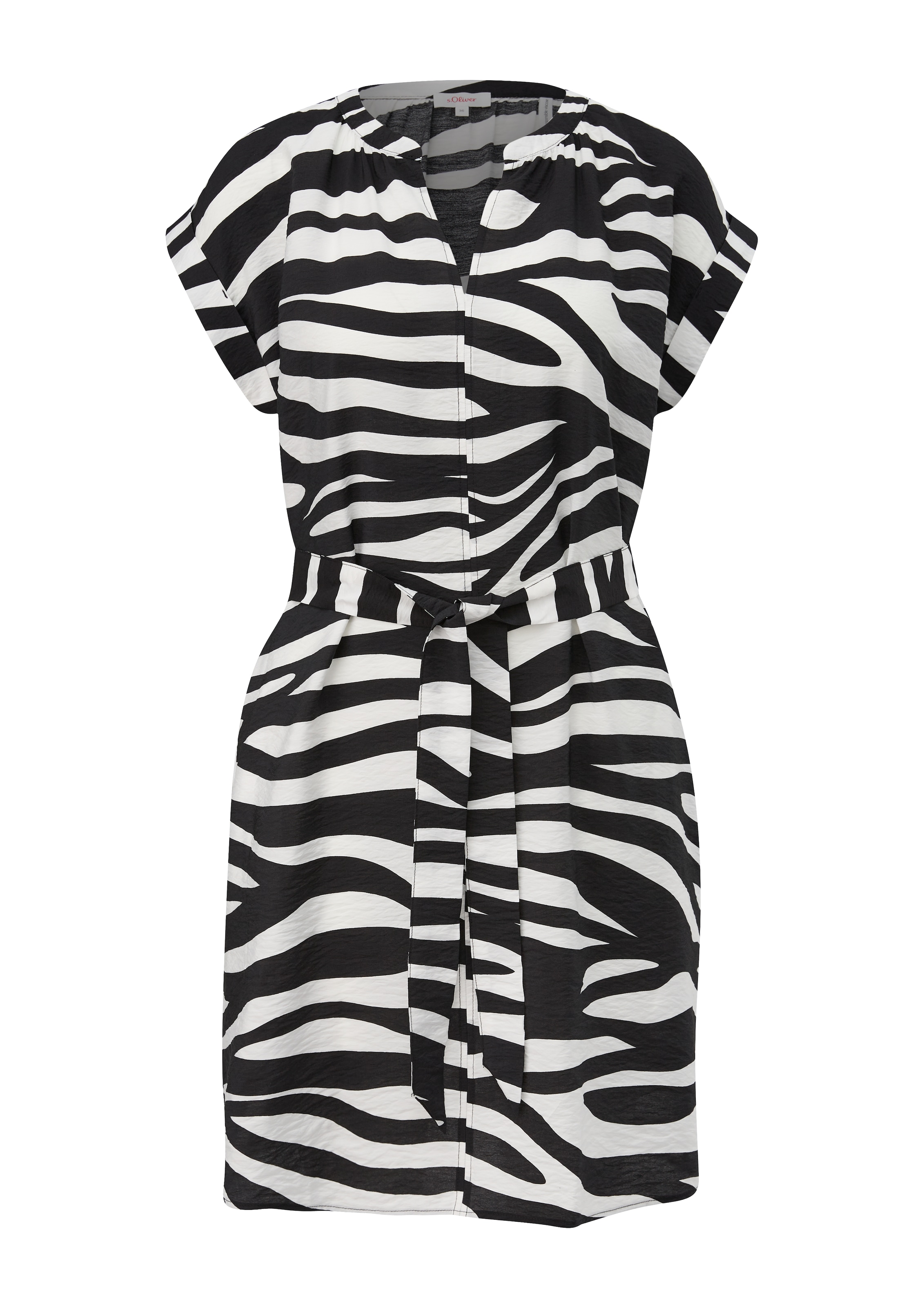 s.Oliver Kleid in Schwarz: Vorderseite