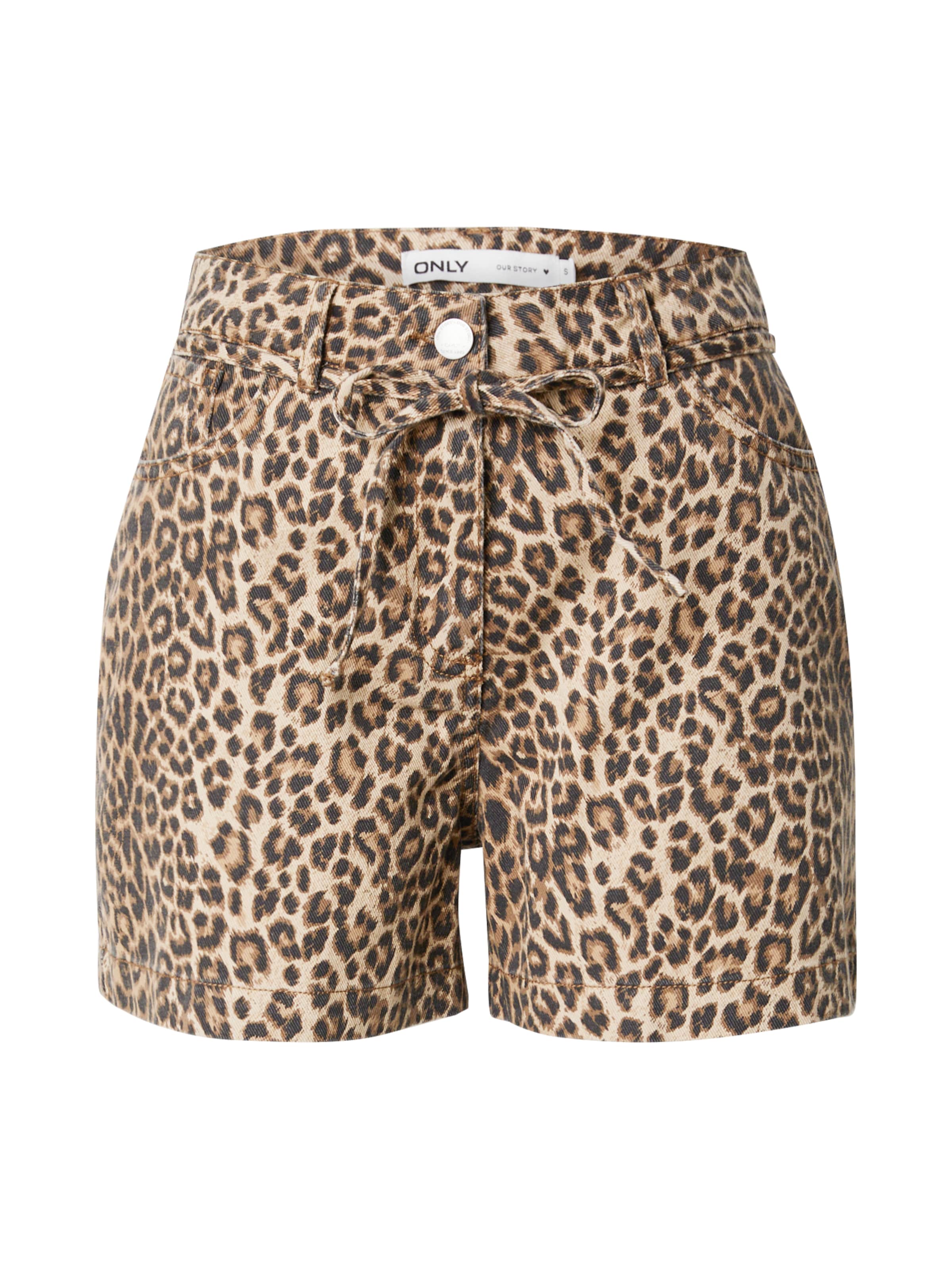 ONLY Regular Shorts 'ONLNaomi' in Braun: Vorderseite