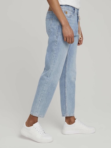 TOM TAILOR DENIM Loosefit Jeans i blå