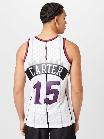 Mitchell & Ness Μπλουζάκι 'NBA Toronto Raptors Vince Carter 2.0' σε λευκό