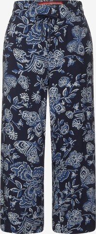 CECIL Loose fit Pants in Blue: front