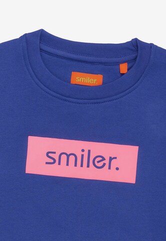 smiler. Sweatshirt in Blue