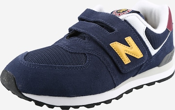 Baskets '574' new balance en bleu : devant