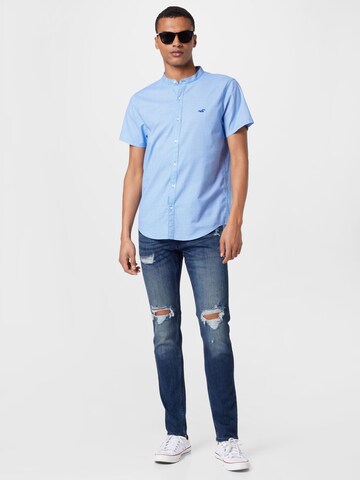HOLLISTER Regular Fit Skjorte i blå