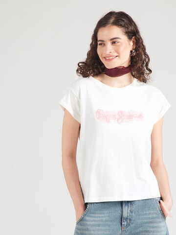 Pepe Jeans - Camisa em branco: frente
