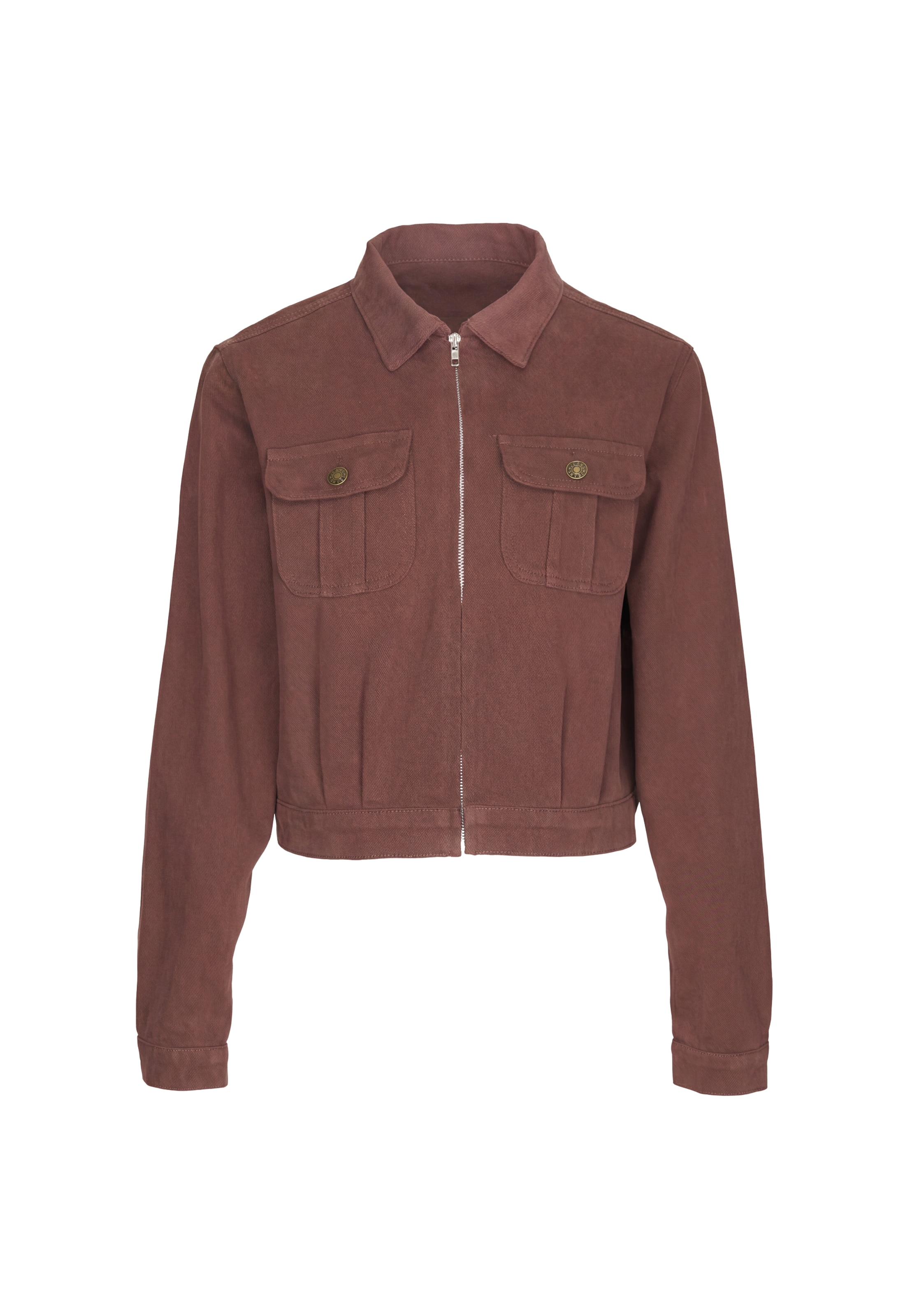 MYMO Veste mi-saison en S en marron, Vue avec produit