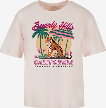 F4NT4STIC Shirt 'Beverly Hills California Glamour Summer' in Beige: front