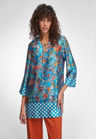 Peter Hahn Blouse in Blauw: voorkant