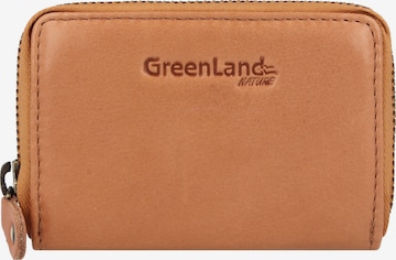 Greenland Nature Wallet in Brown: front