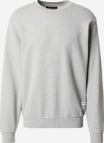 REPLAY Sweatshirt in Grau: predná strana