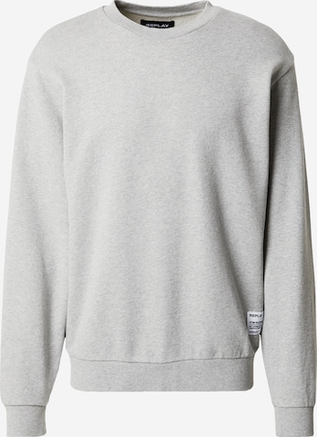 Sweat-shirt REPLAY en gris : devant