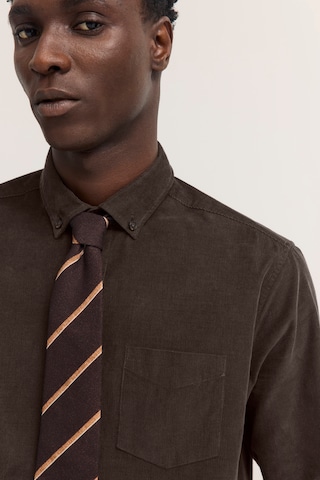 bugatti - Regular Fit Camisa em castanho