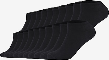 Calzino di s.Oliver in nero: frontale