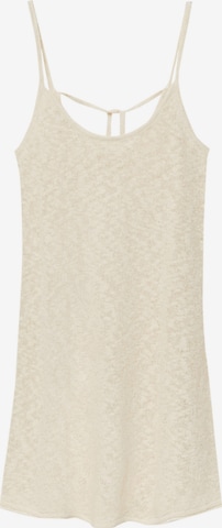 Pull&Bear Letnia sukienka w kolorze beżowy: przód