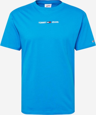 Tommy Jeans T-Shirt en bleu clair / bleu foncé / rouge / blanc, Vue avec produit