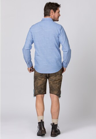 STOCKERPOINT Comfort fit Klederdracht overhemd 'Niklas' in Blauw