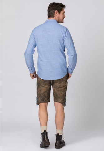 STOCKERPOINT Comfort Fit Bayerisk skjorte 'Niklas' i blå