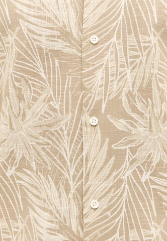 MUSTANG Regular fit Button Up Shirt in Beige