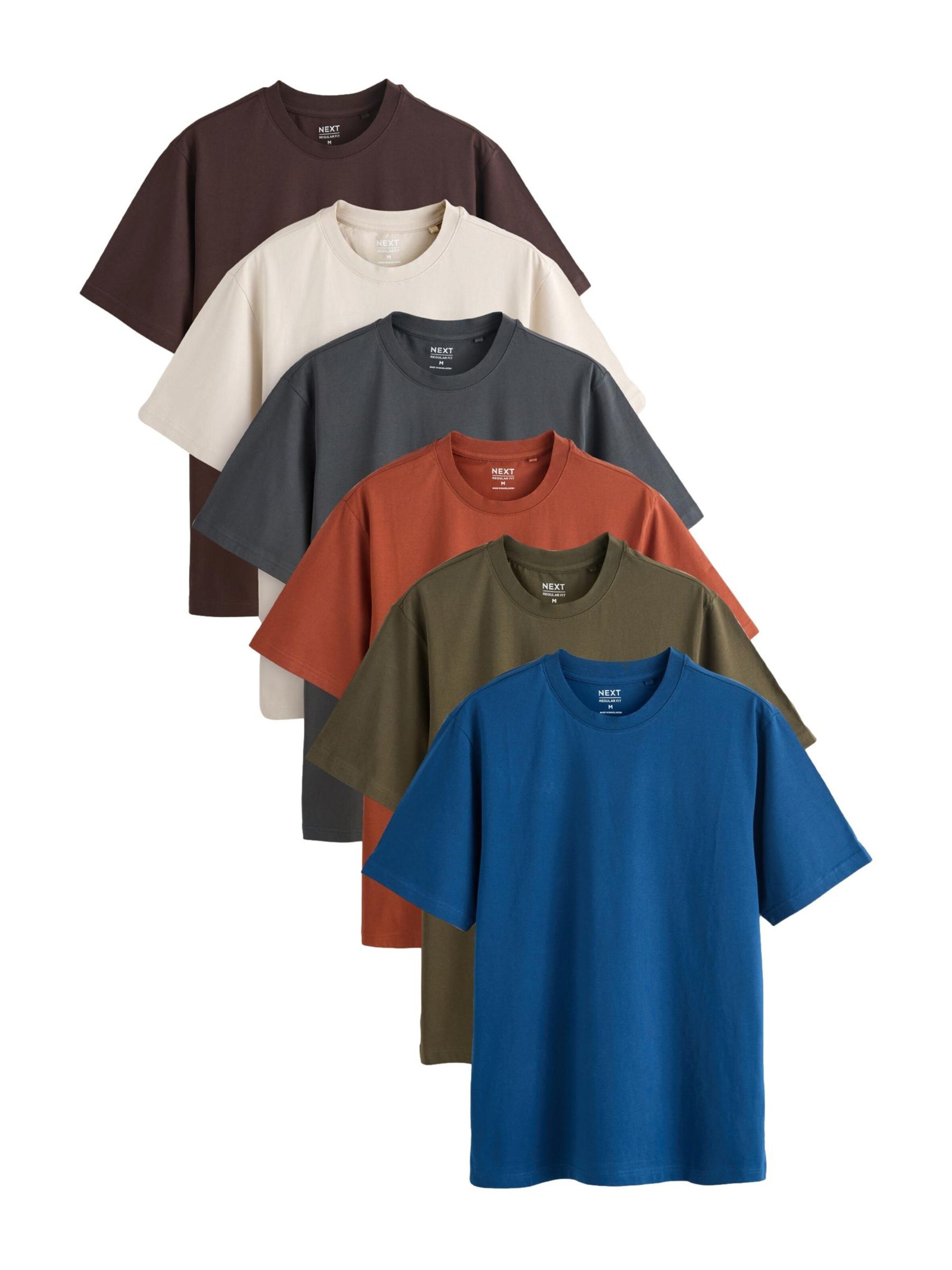 Next Shirt in de kleur Blauw / Grijs / Kaki / Rood / Zwart / Wit, Productweergave