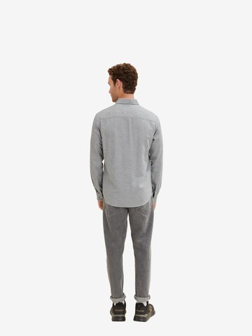 TOM TAILOR Regular Fit Hemd in Grau