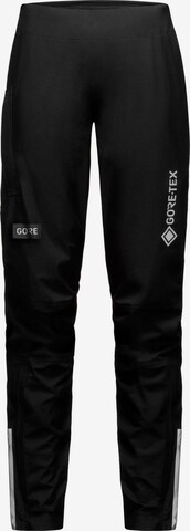 GORE WEAR Regular Workout Pants 'GTX PACLITE® Trail' in Black: front