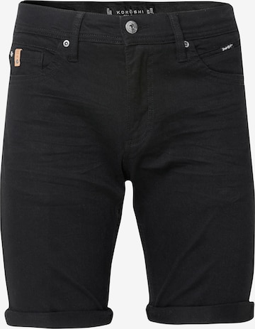 juoda KOROSHI Prigludęs Džinsai: priekis