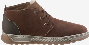 Rieker Lace-Up Boots in Brown