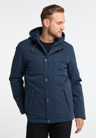 MO Weatherproof jacket in Blue: front