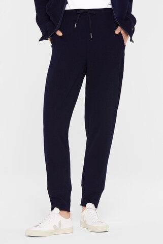 SENSES.THE LABEL Tapered Pants in Blue: front