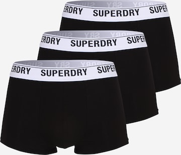 Superdry - Boxers em preto: frente