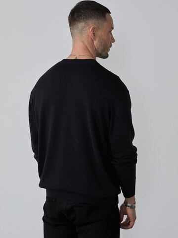 juoda DAN FOX APPAREL Megztinis 'Gregor'