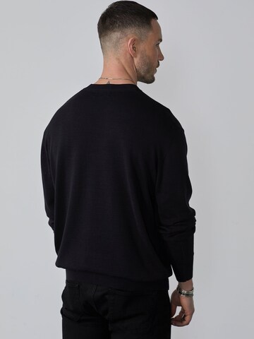 DAN FOX APPAREL Pullover 'Gregor' in Schwarz