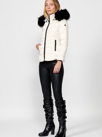 KOROSHI Winterjacke in Weiß