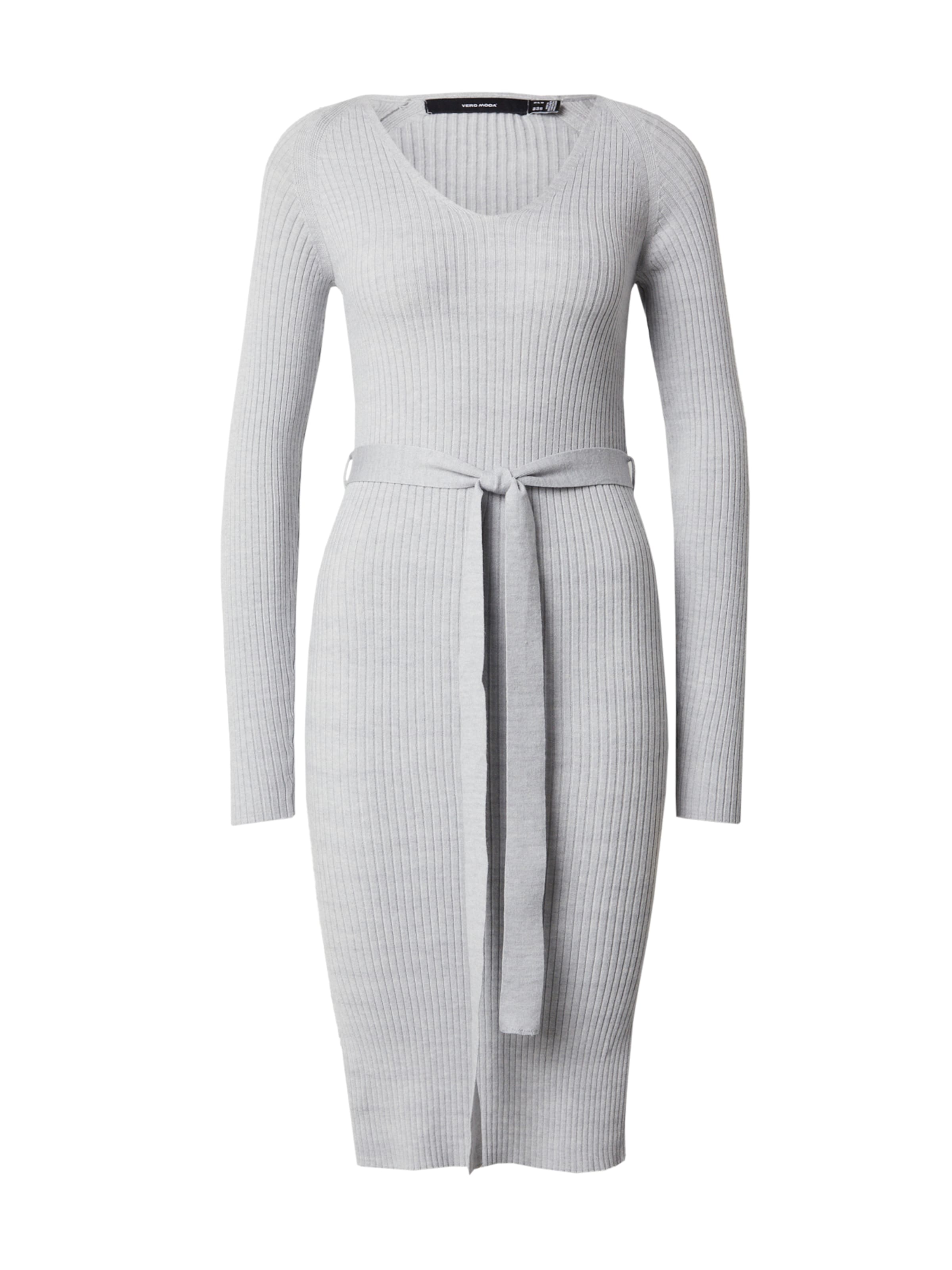 VERO MODA Pletené šaty 'VMSABA' - Sivá: predná strana
