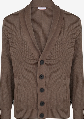 Vestes en maille Felix Hardy en marron : devant