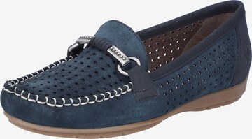 Rieker Classic Flats '40253' in Blue: front