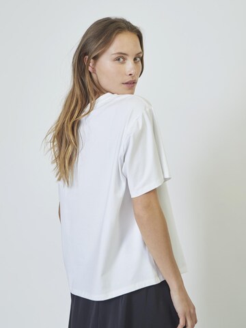 T-shirt 'Siara' co'couture en blanc