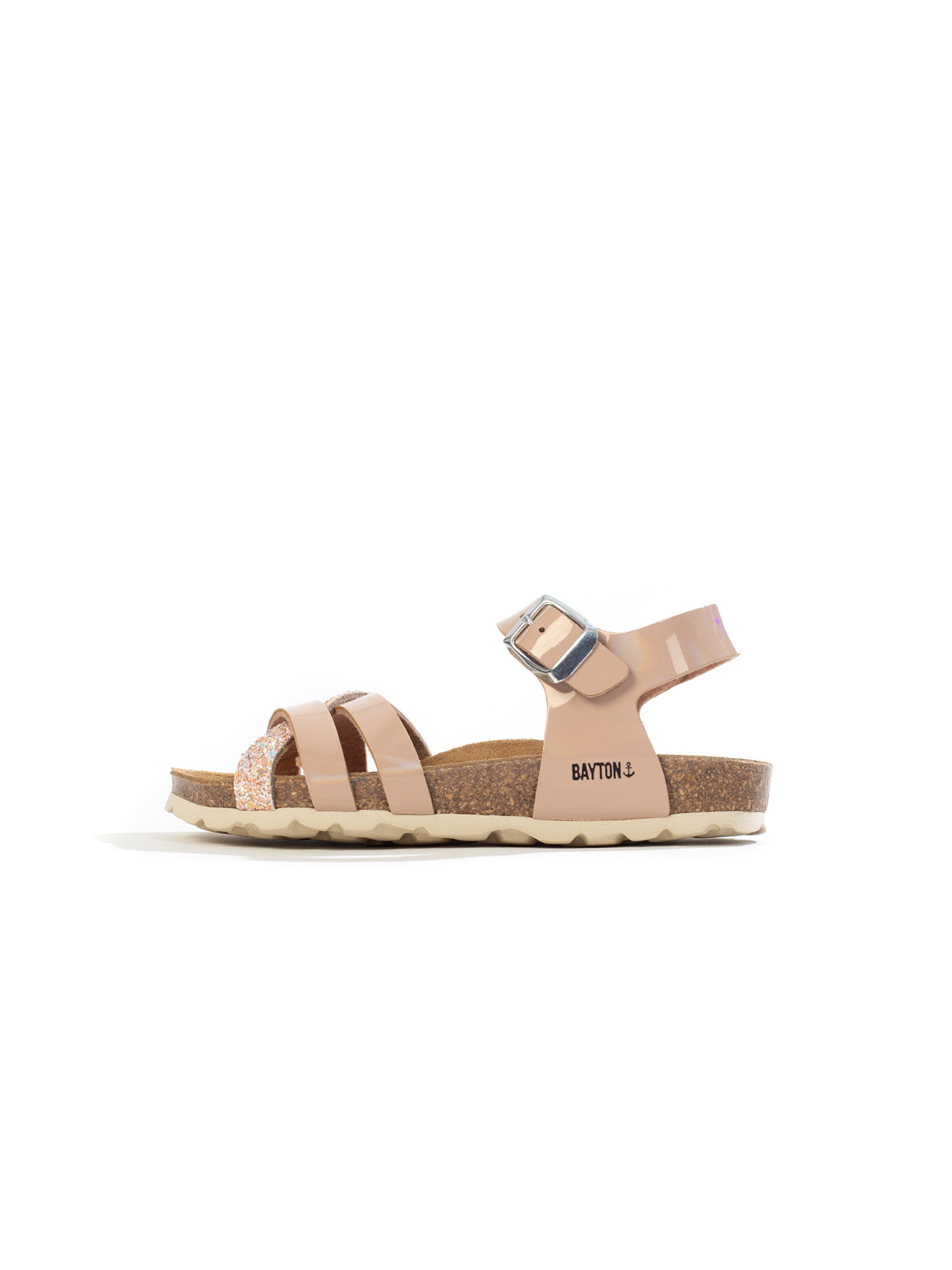 Bayton Sandal 'Hestia' in Beige: front