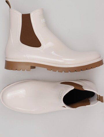 HUGO Dress Boots in 40 in White: front