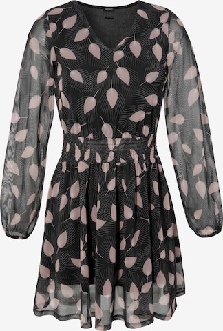 LAURA SCOTT Shirt Dress in Black: front