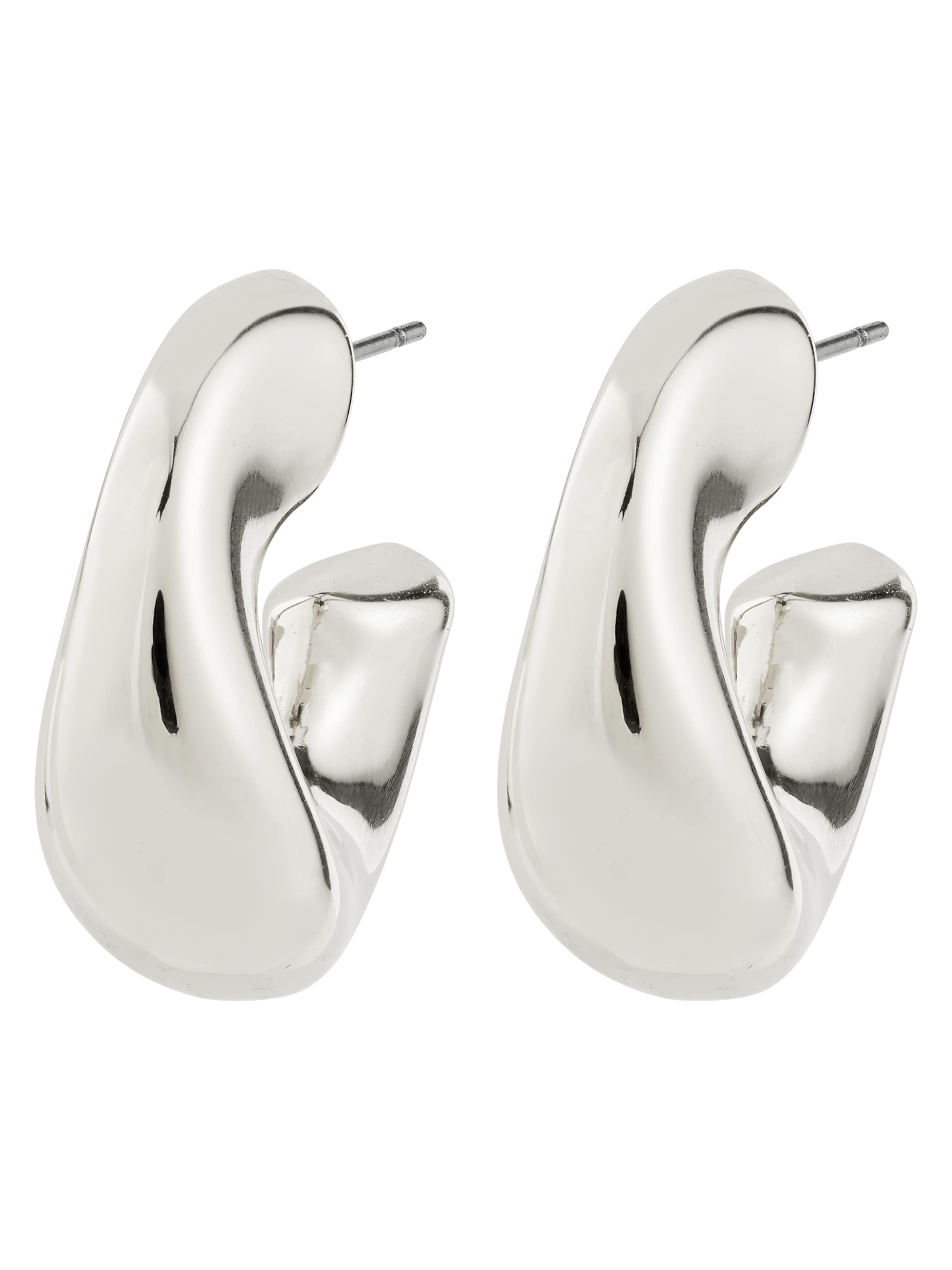 Pilgrim Boucles d'oreilles 'Jennings' en argent, Vue avec produit