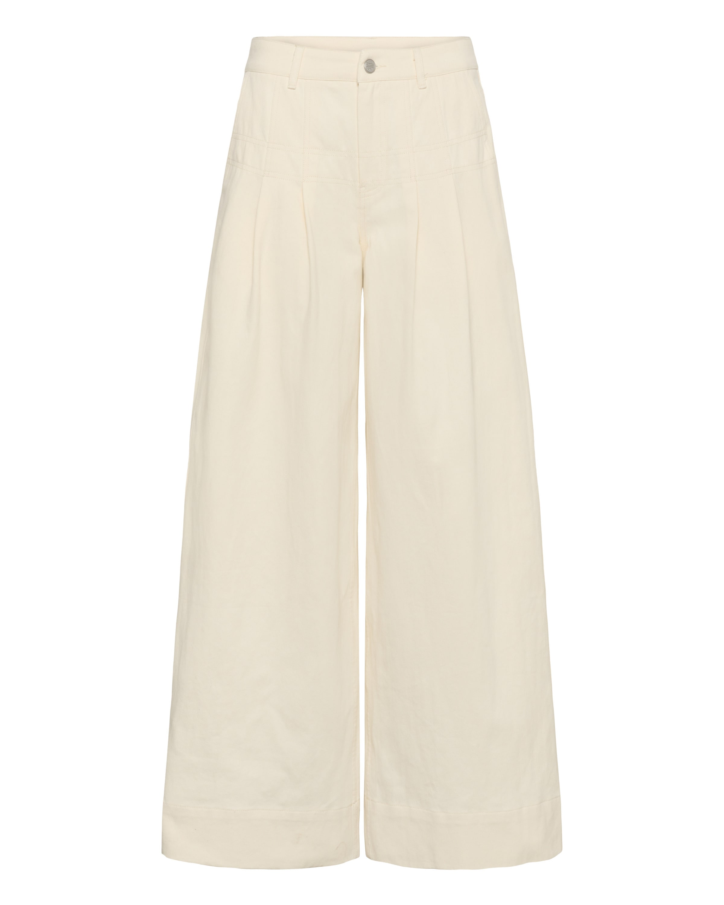 KAREN BY SIMONSEN Wide leg Jeans 'KBEleanor' in Beige: voorkant
