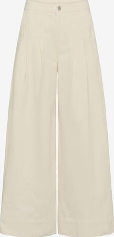 KAREN BY SIMONSEN Wide Leg Jeans 'KBEleanor' in Beige: Vorderseite