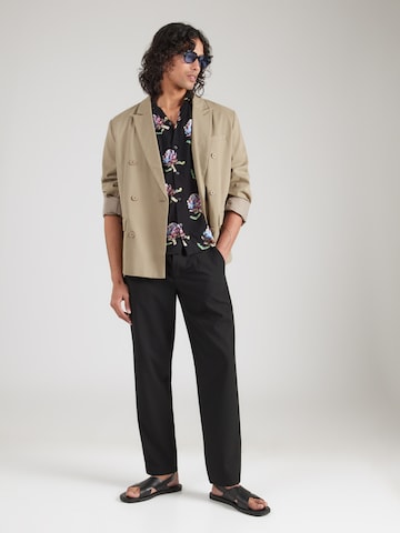 JACK & JONES Regular fit Srajca 'JJLEMON' | črna barva