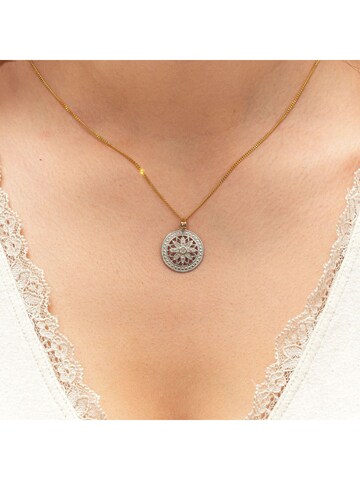 Chaîne Diamonds by Ellen K. en or : devant