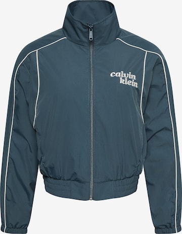 Veste mi-saison Calvin Klein Jeans en bleu : devant